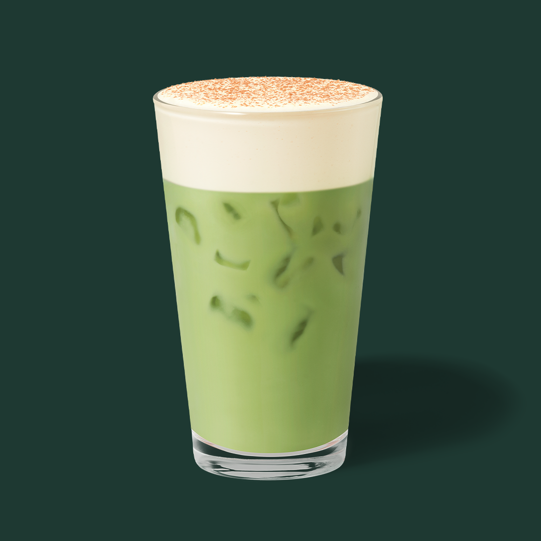 Tiramisu Cream Iced Matcha Latte