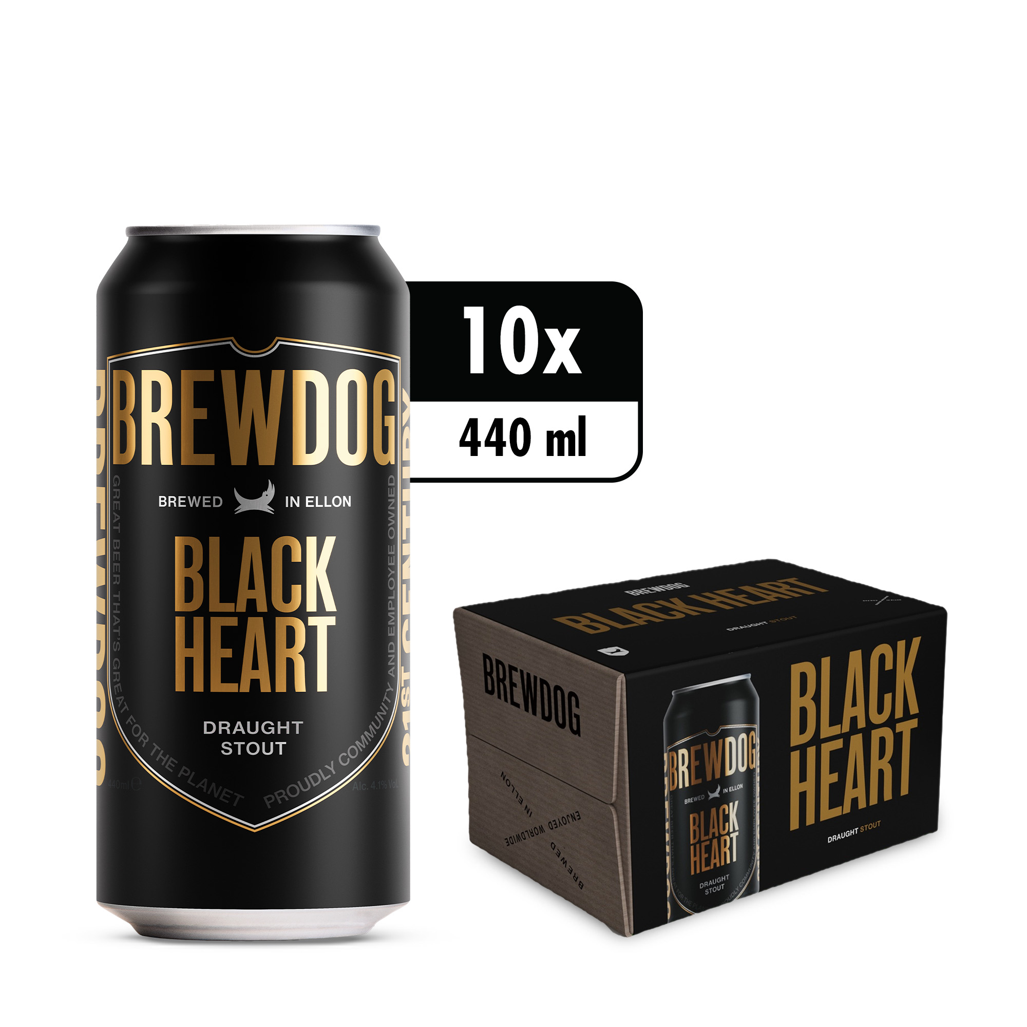 Brewdog Black Heart Beer Can 440ML by brewdog - Compare prices in UAE