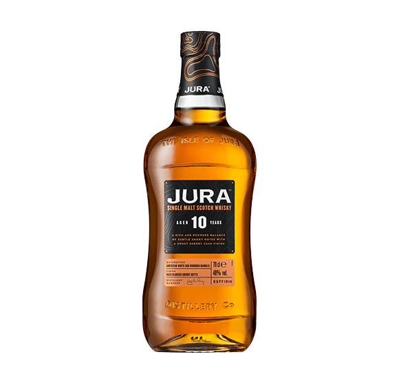 Jura 10 Year Old Single Malt Scotch Whisky 70CL