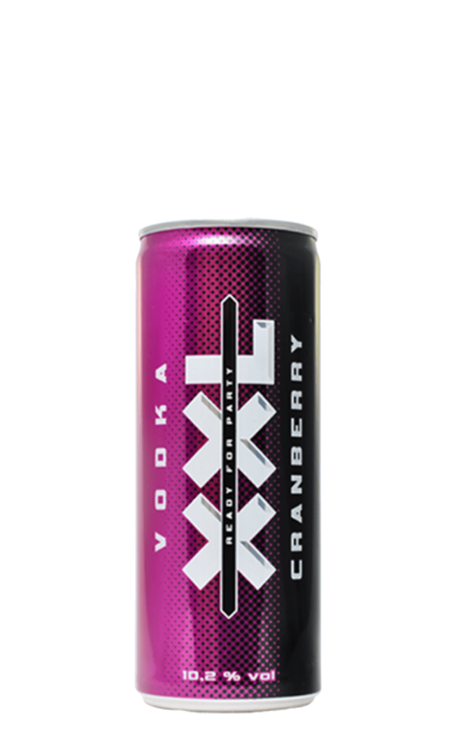 XXL XXL Cranberry Vodka Can 20 x 25CL by xxl - Compare prices in UAE