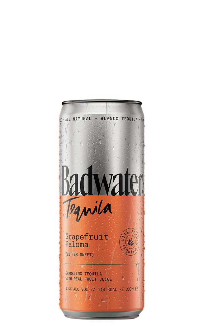 Badwater Tequila Grapefruit Paloma 12 x 33CL