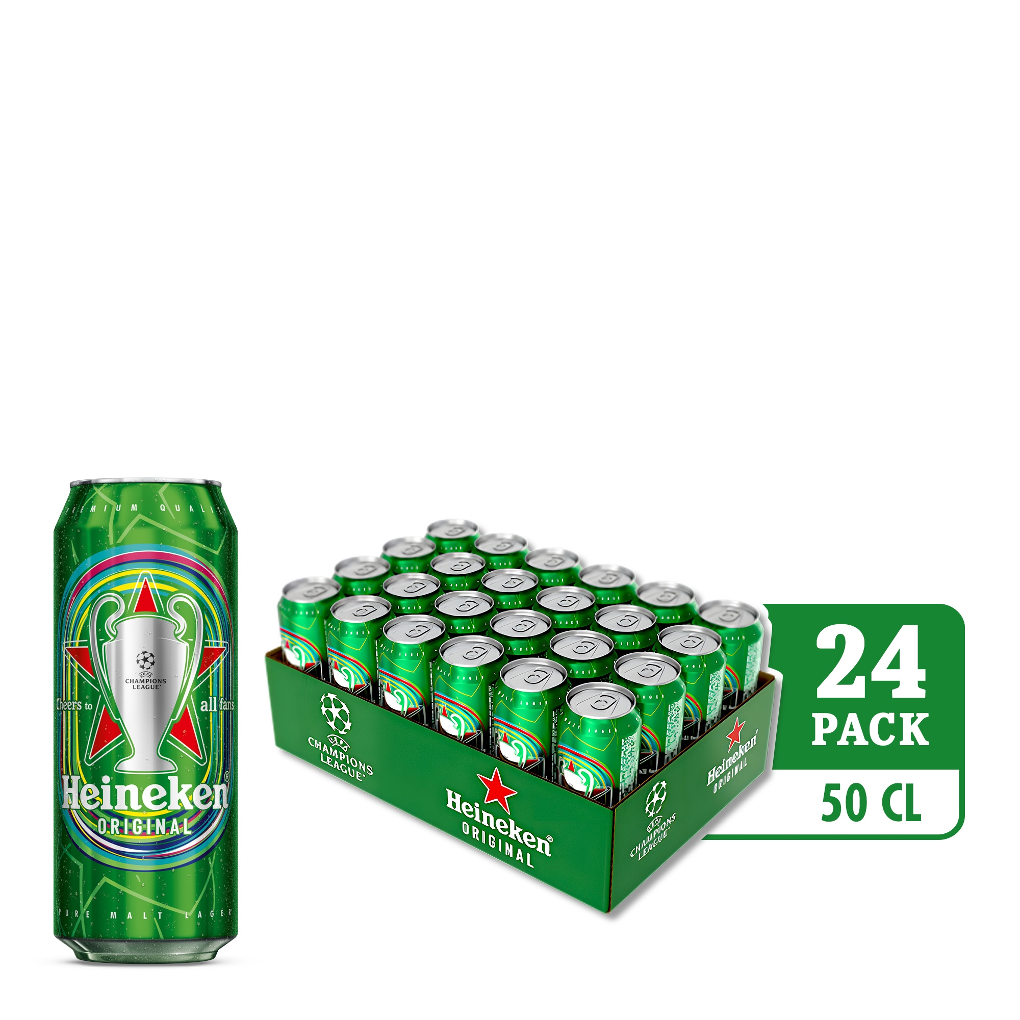 Heineken Can UEFA Champions League Special Edition 24 x 50CL