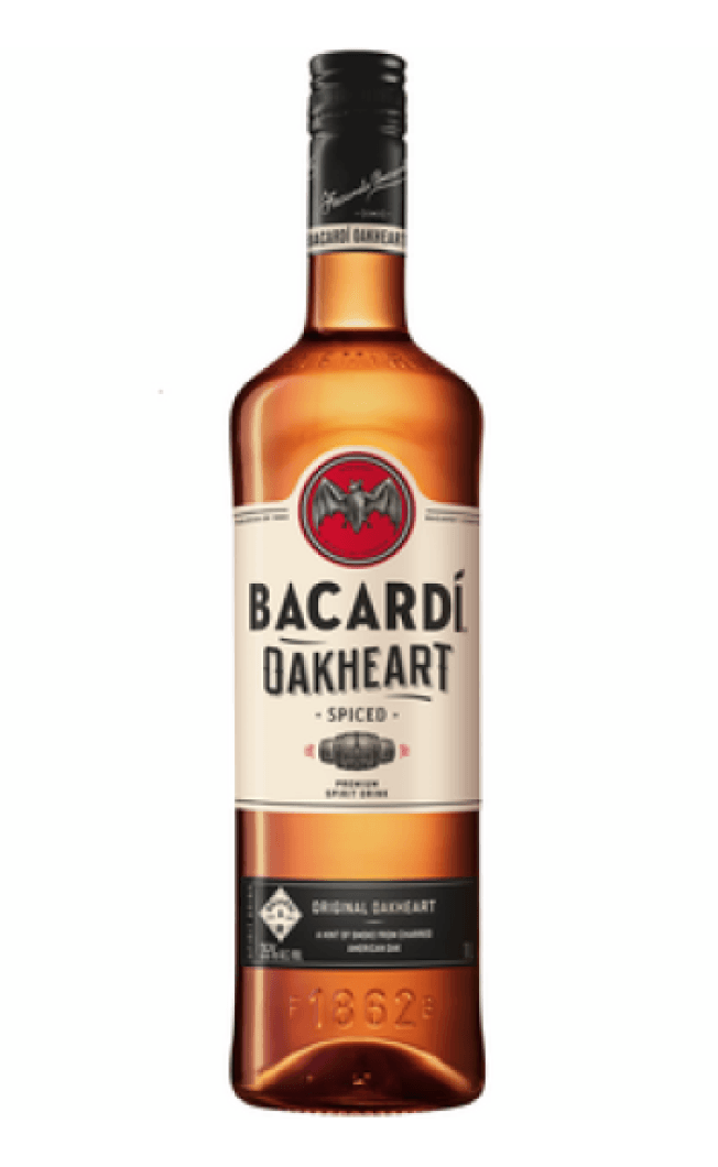 Bacardi Oakheart/Spiced 1L