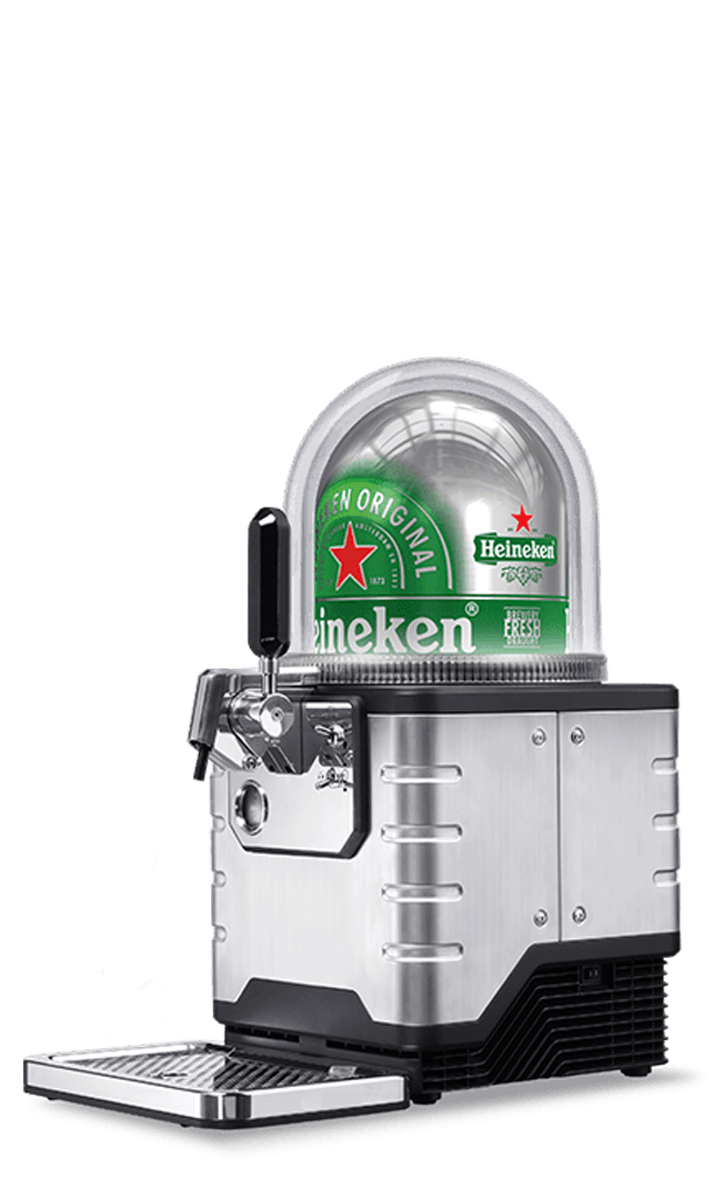 Heineken Blade Home Draught system. Free 2 x 8L Kegs