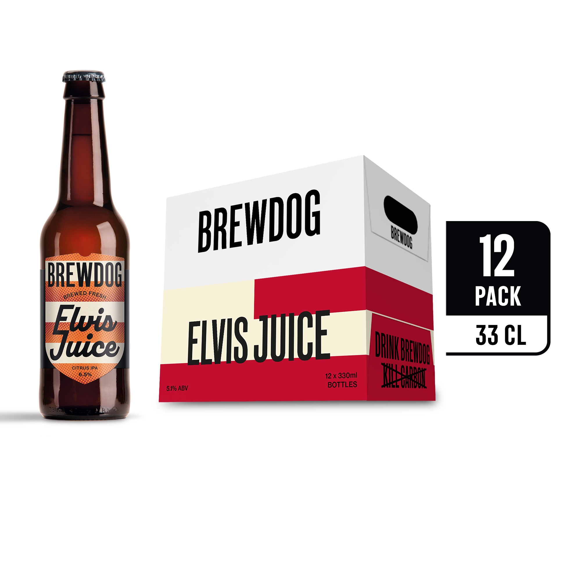 BrewDog Elvis Juice Bottle 12 x 33CL