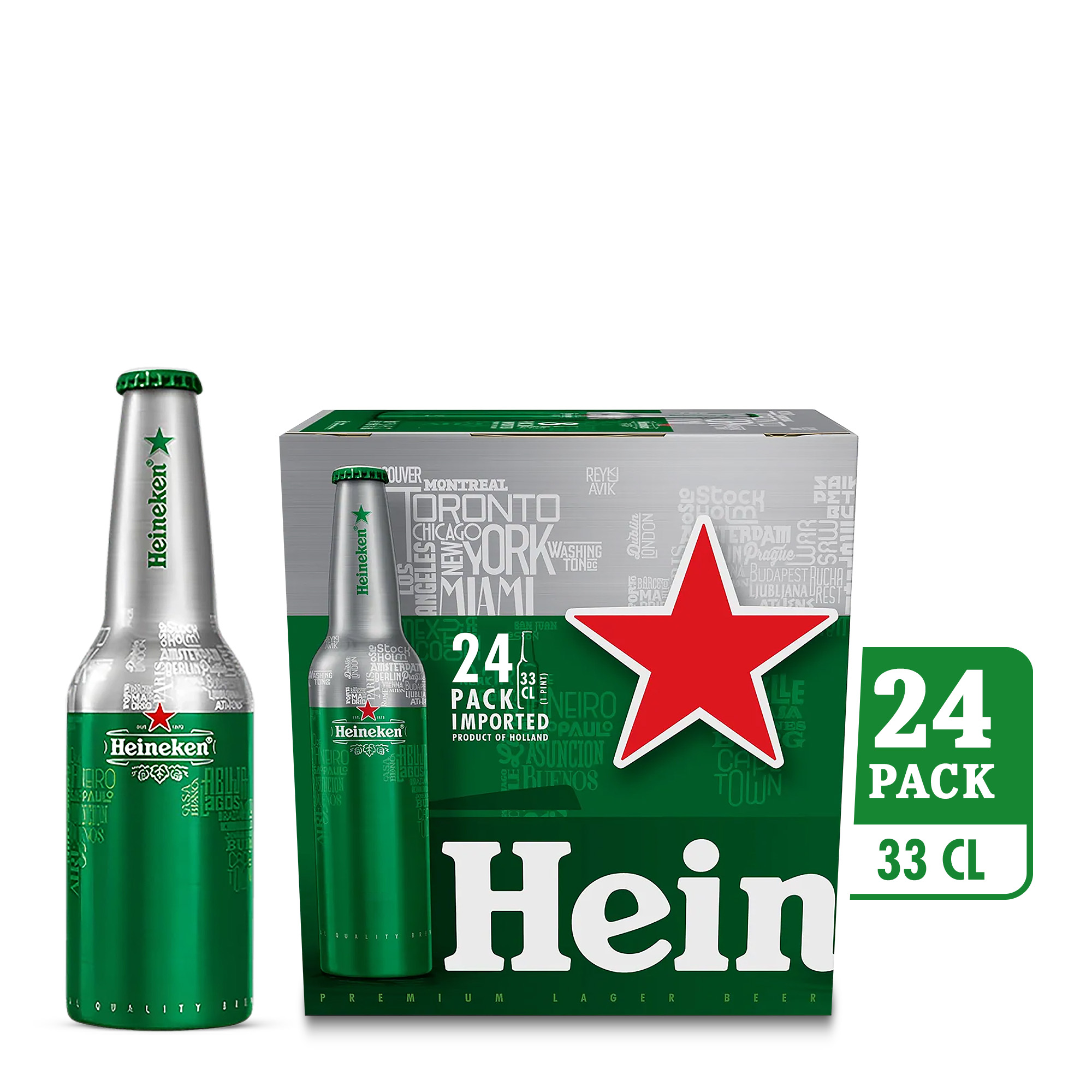 Heineken Beer Bottle 24 x 330ML by heineken - Compare prices in UAE