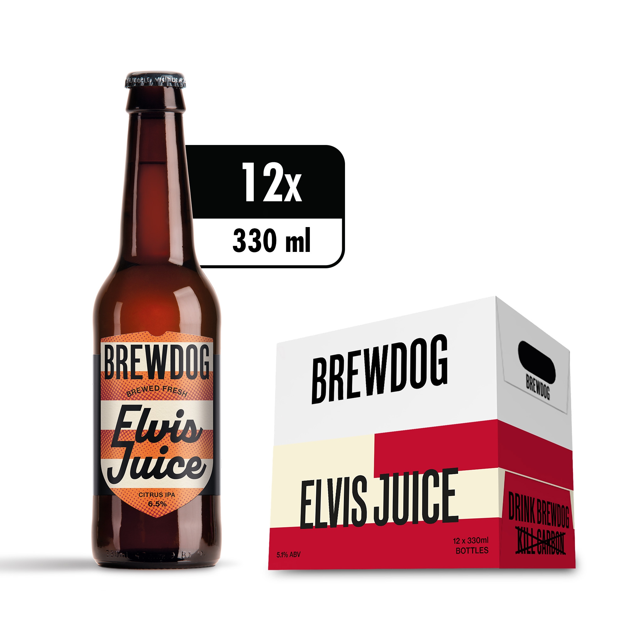 Brewdog Elvis Juice Beer Bottle 12 x 330ML by brewdog - Compare prices in UAE
