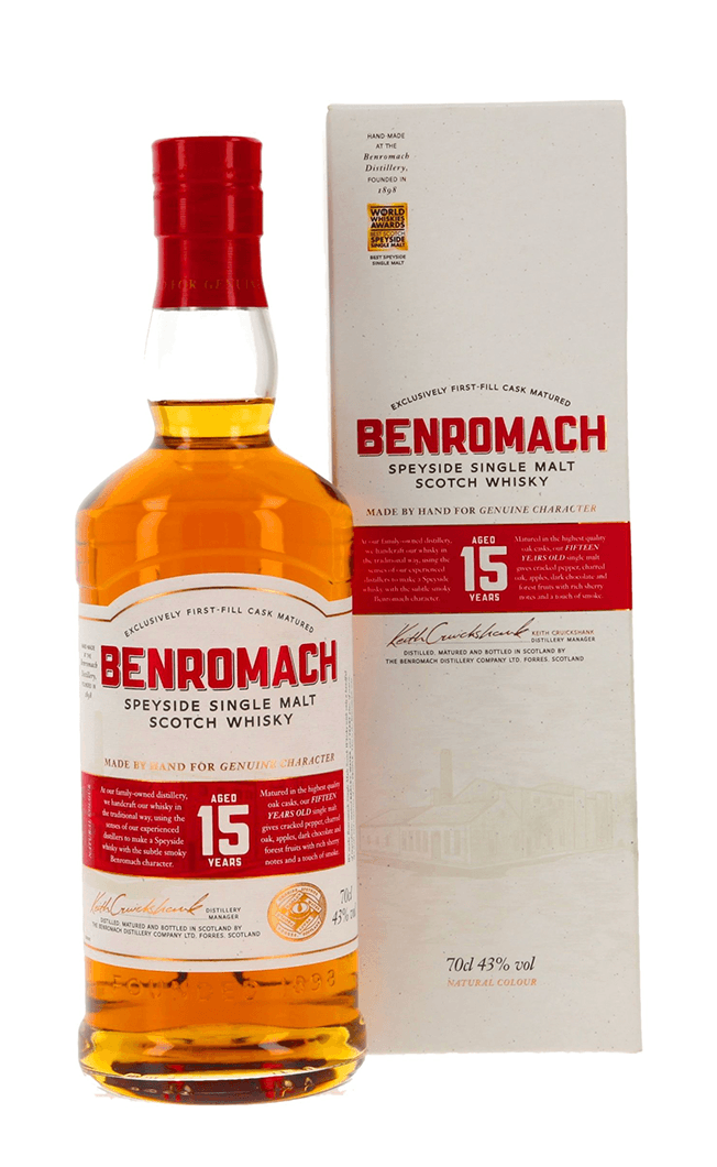 BENROMACH 15 YEARS OLD 70CL