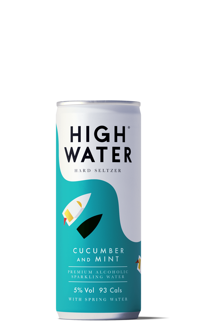 High Water High Water Hard Seltzer Cucumber & Mint 12x250ml 12 x 25CL - Compare prices in UAE
