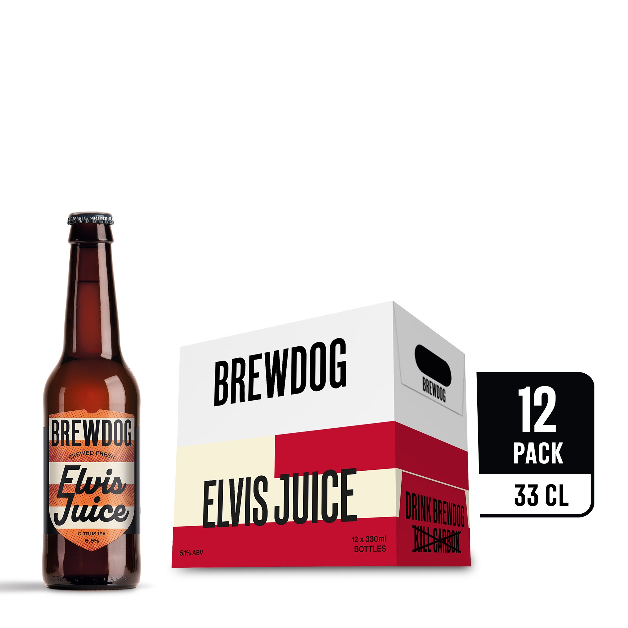 BrewDog Elvis Juice Bottle 12 x 33CL