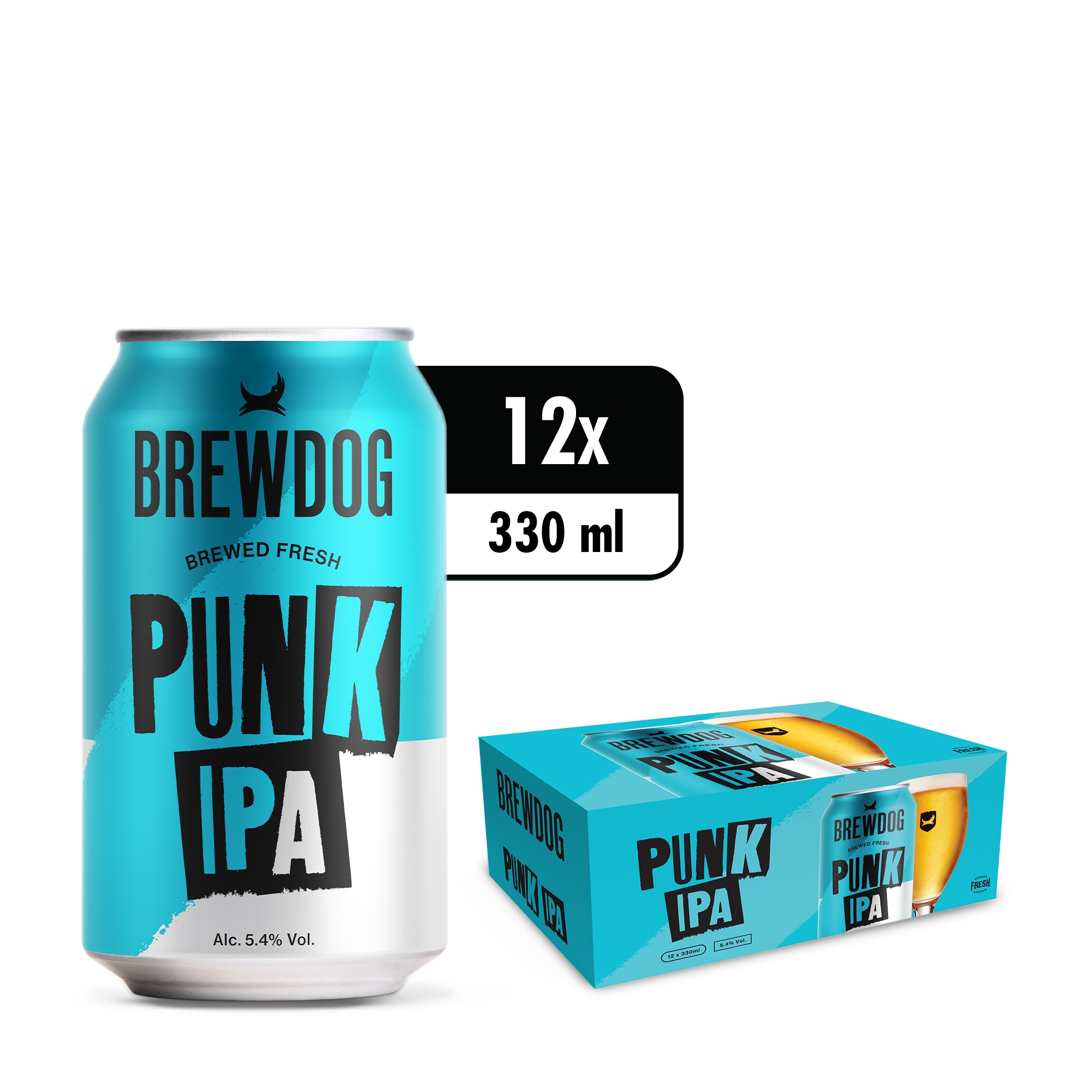 Brewdog Punk IPA Beer Can 12 x 330ML by brewdog - Compare prices in UAE