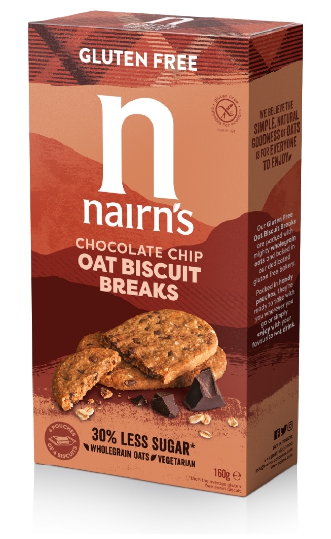 Gluten Free Chocolate Chip Oat Biscuit Breaks 160g