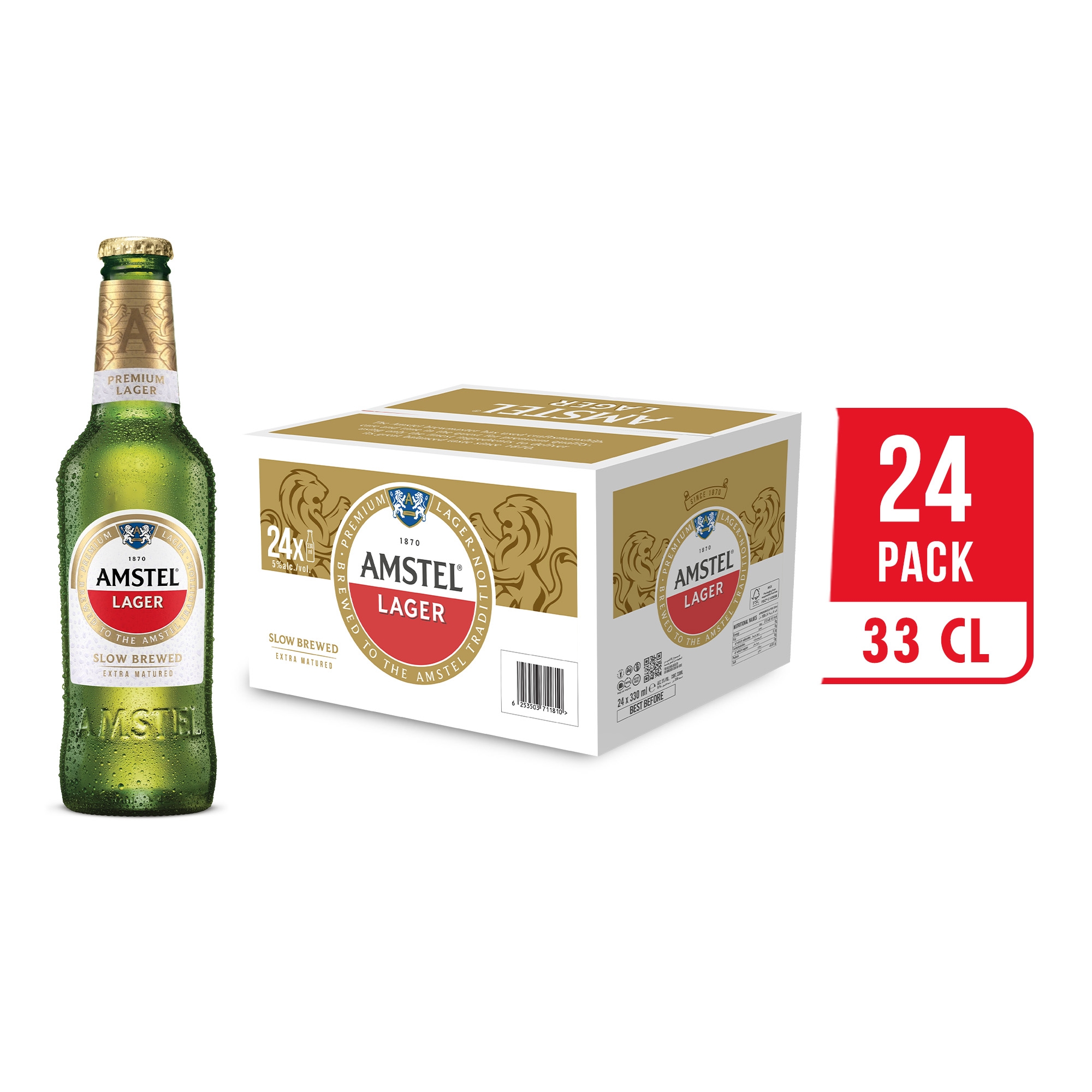 Amstel Beer Bottle 24 x 330ML by amstel - Compare prices in UAE