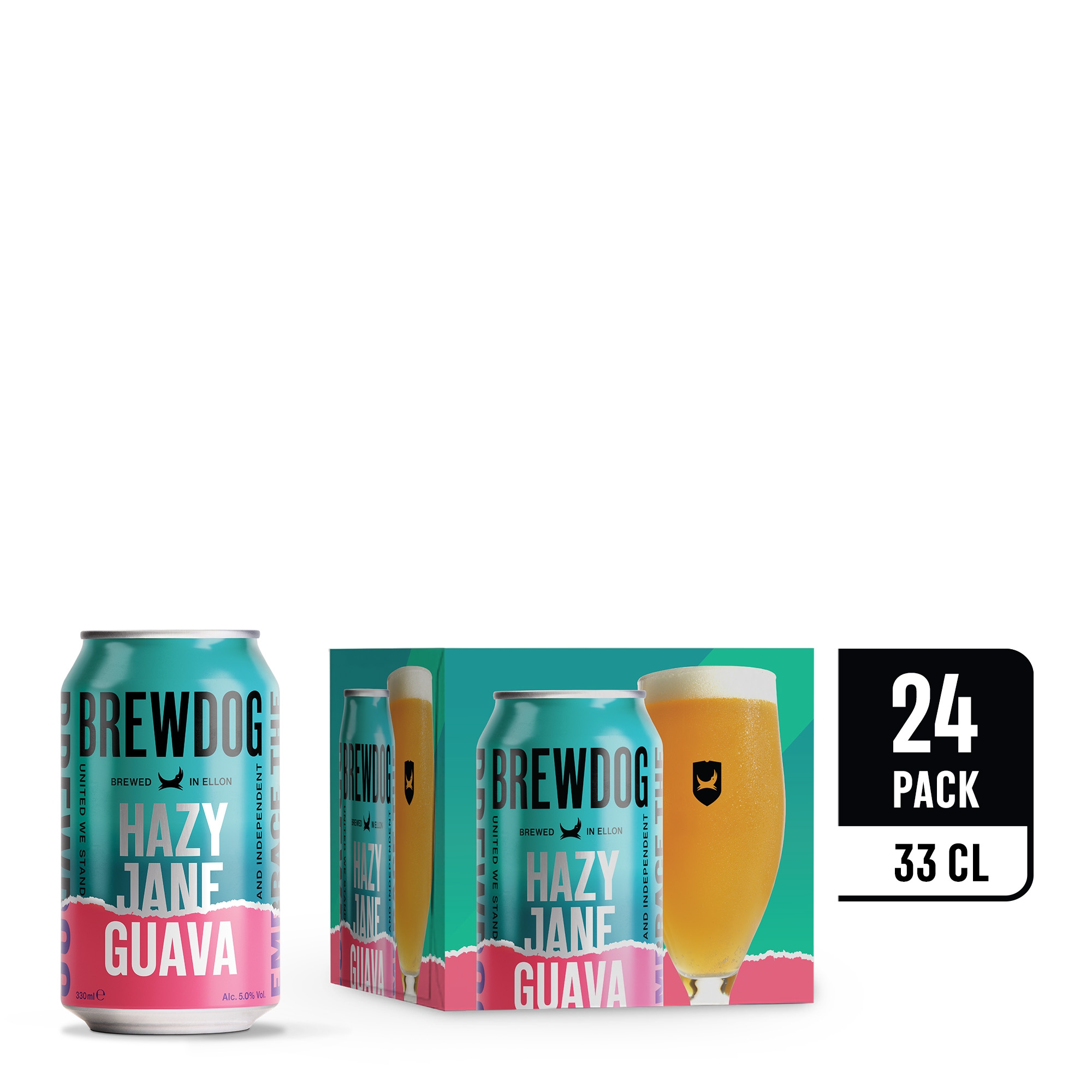 BrewDog Hazy Jane Guava Can 24 x 33cl