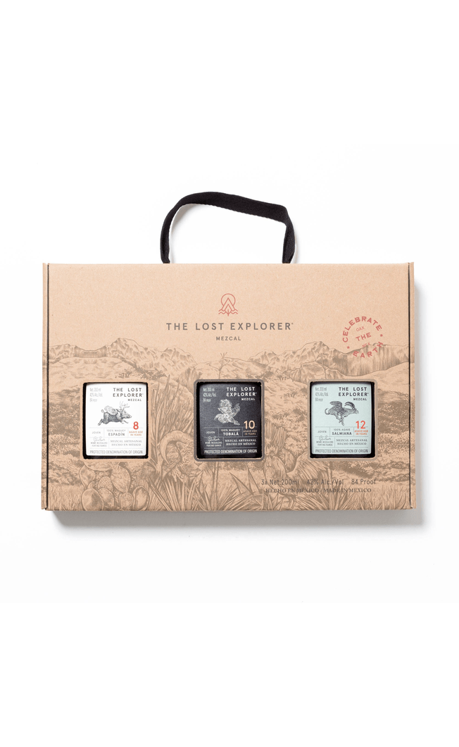 The Lost Explorer Mezcal Trilogy Gift Box 3X20CL