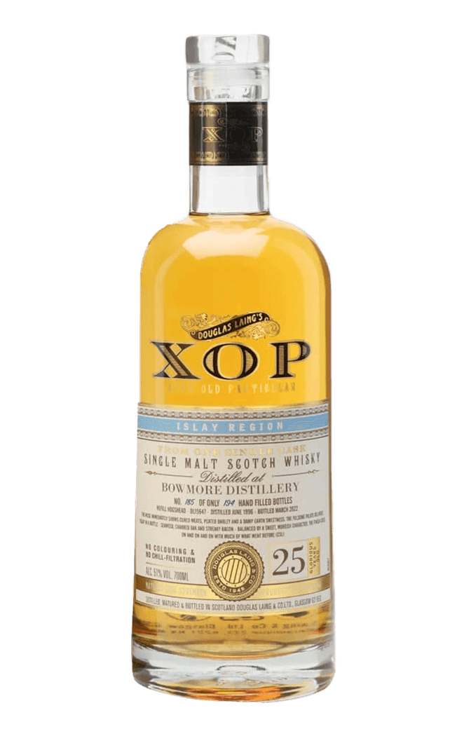 XOP - XTRA BLACK OLD PARTICULAR BOWMORE 25 YO 70CL - Compare prices in UAE
