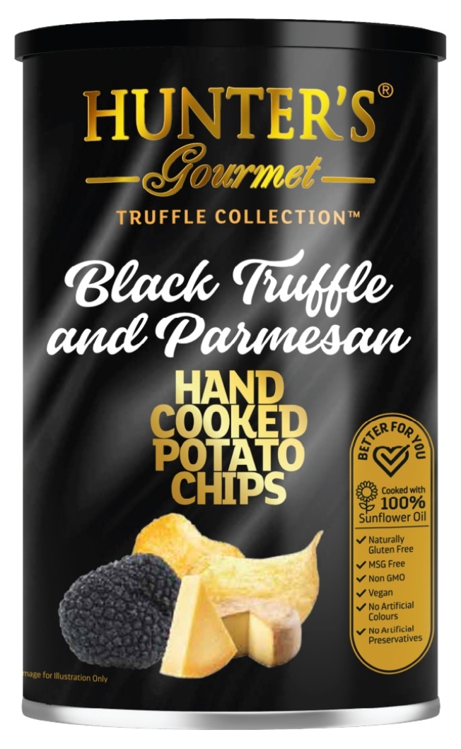 Hand Cooked Potato Chips Black Truffle & Parmesan 150g