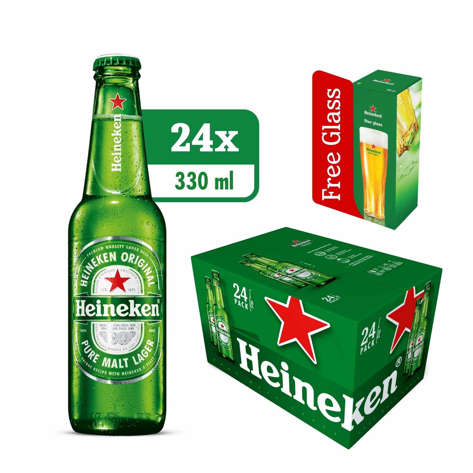 Heineken Bottle 24 x 33CL