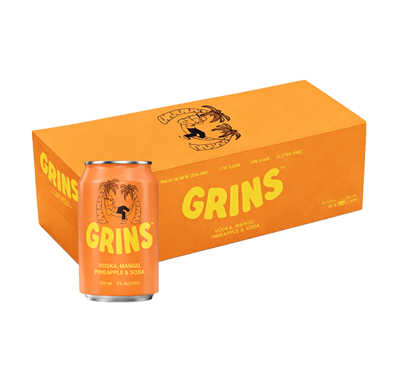 Grins Vodka Mango Pineapple & Soda 33cl