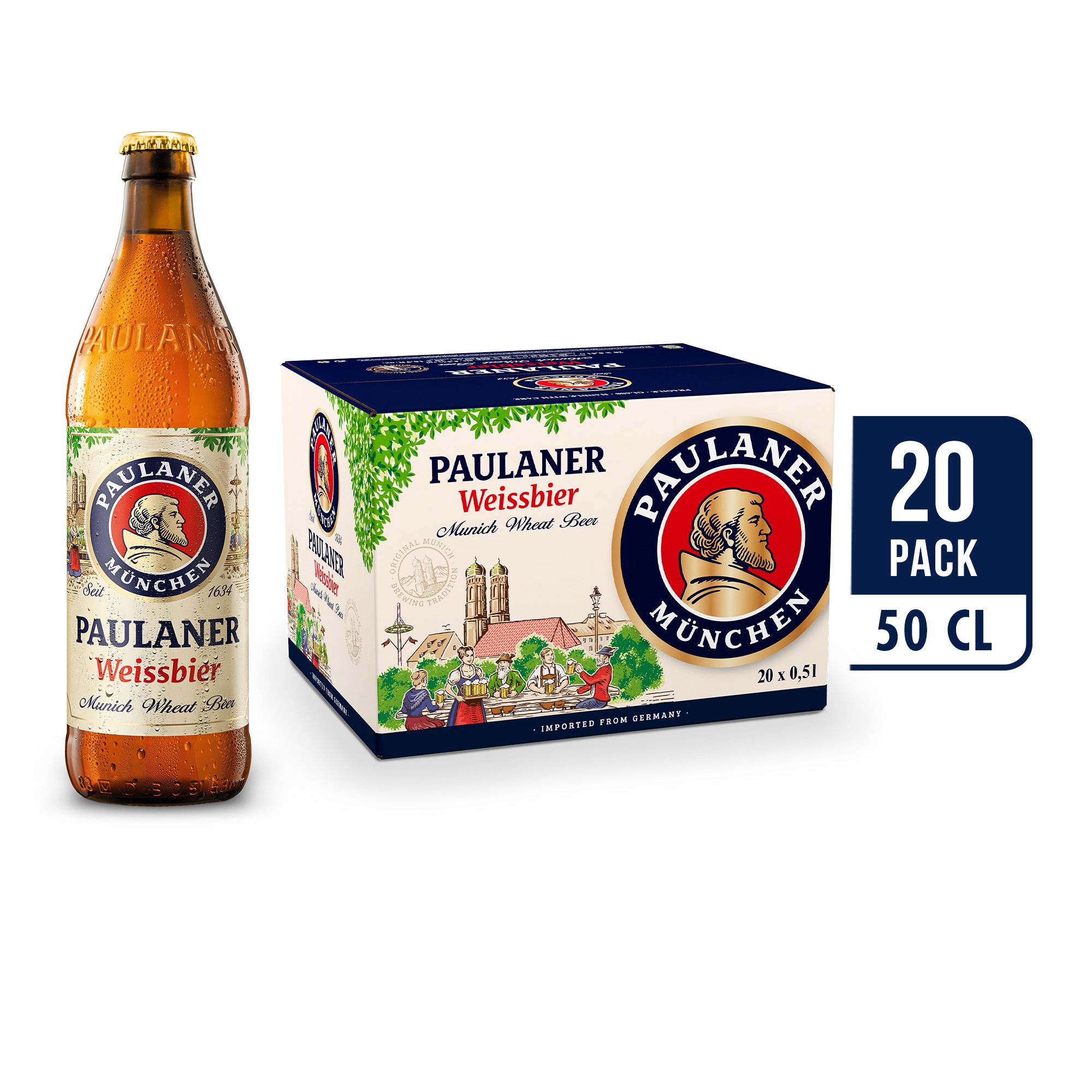 Paulaner Weissbier Bottle 20 x 50CL