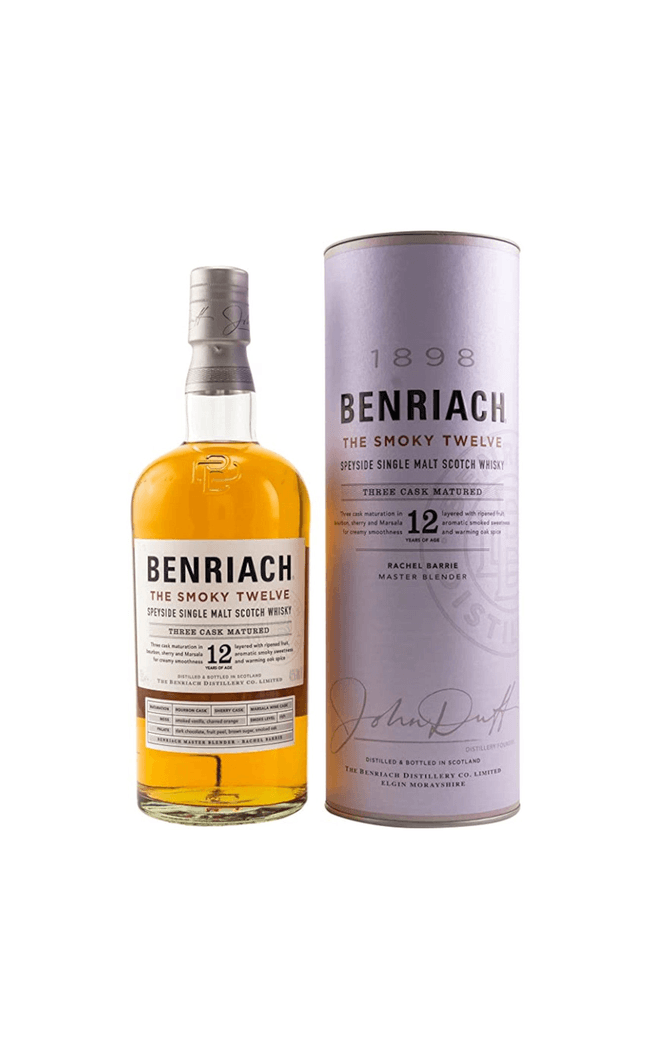 Benriach Smoky Twelve Speyside Single Malt Scotch Whisky 70CL - Compare prices in UAE