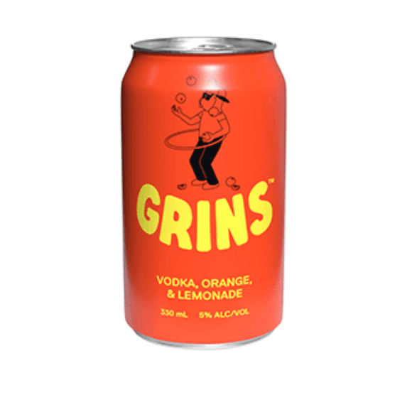 Grins Vodka Orange & Lemonade 10 x 33 CL - Compare prices in UAE