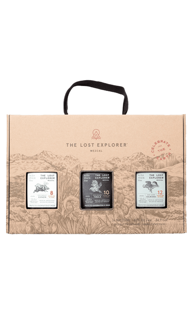 The Lost Explorer Mezcal Trilogy Gift Box 3X20CL