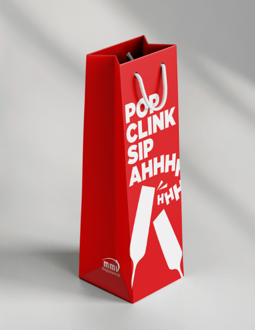 Gift Bag - Pop, Clink & Sip 1L