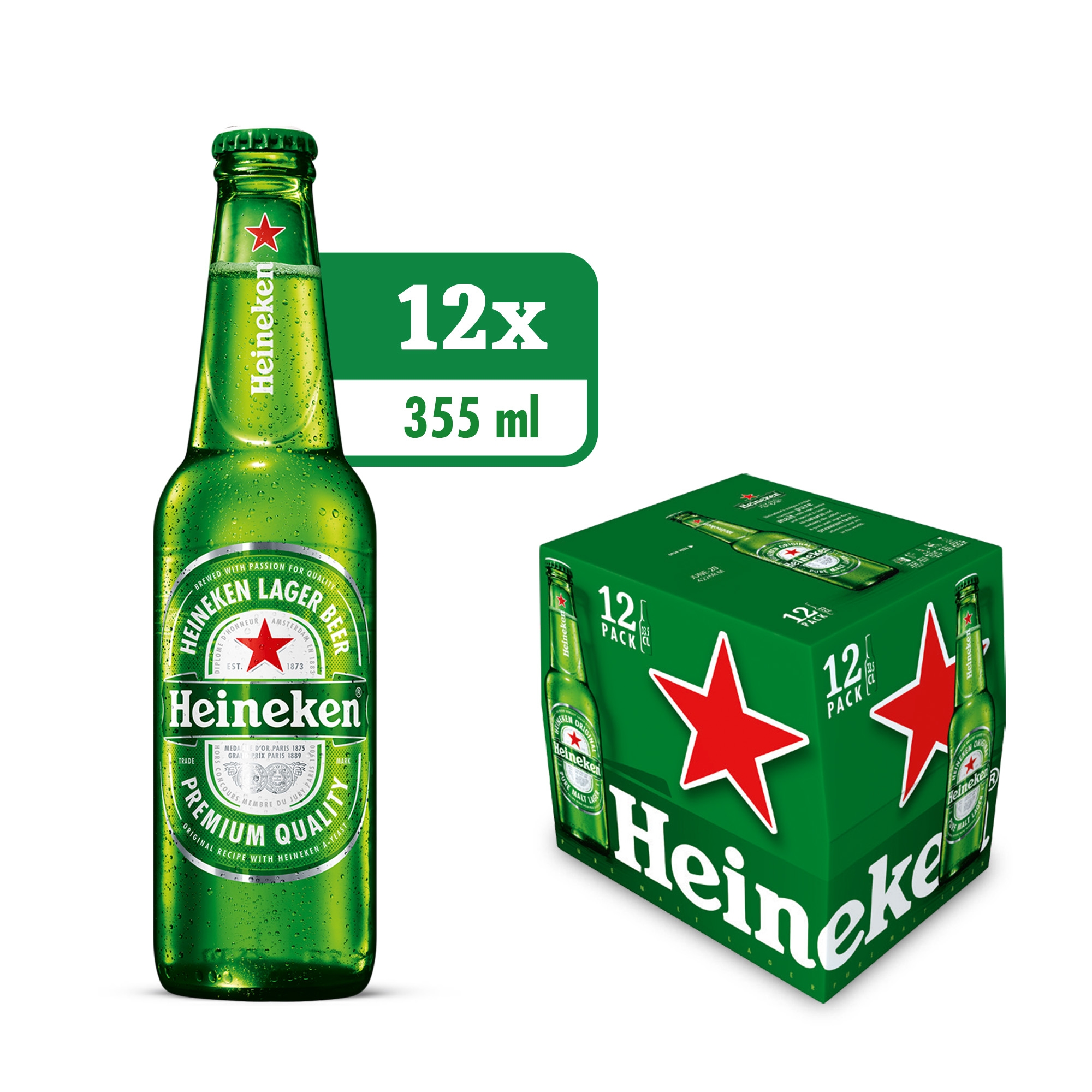 Heineken Bottle 12 x 35.5CL