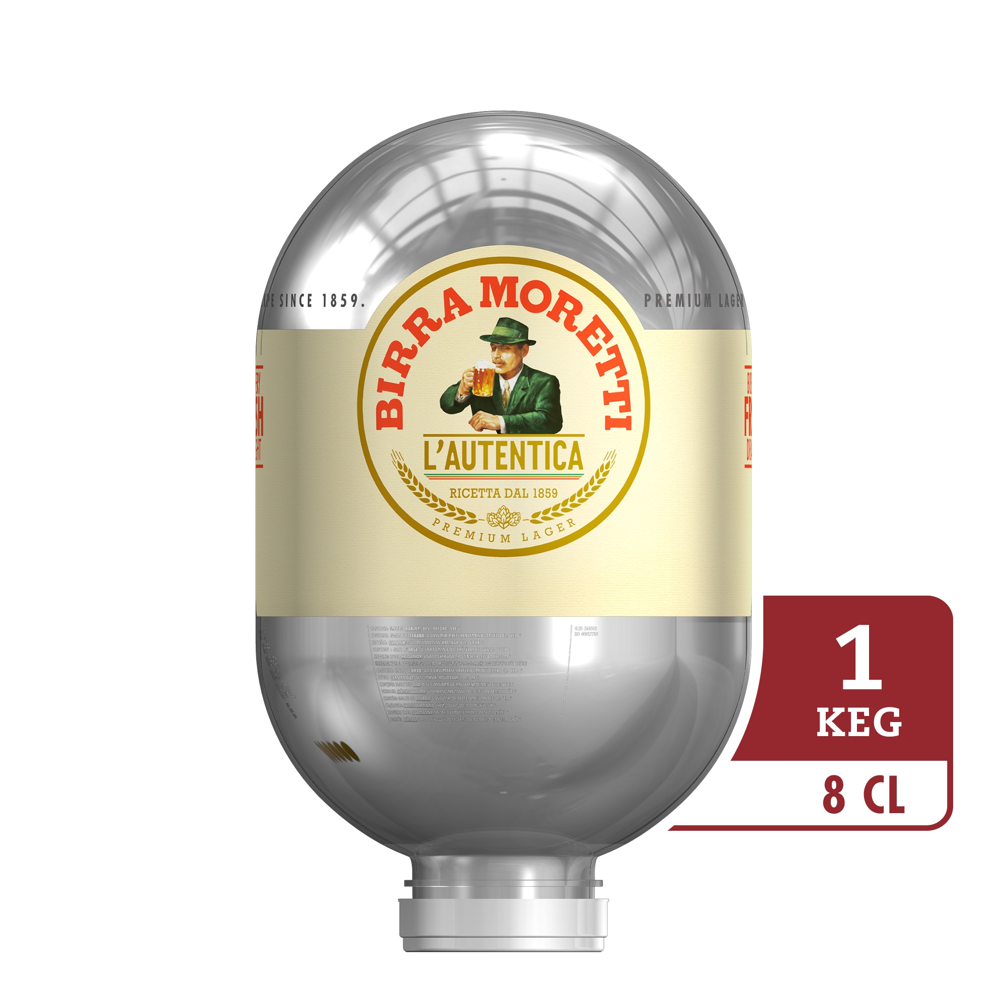 Birra Moretti Blade Keg 8L