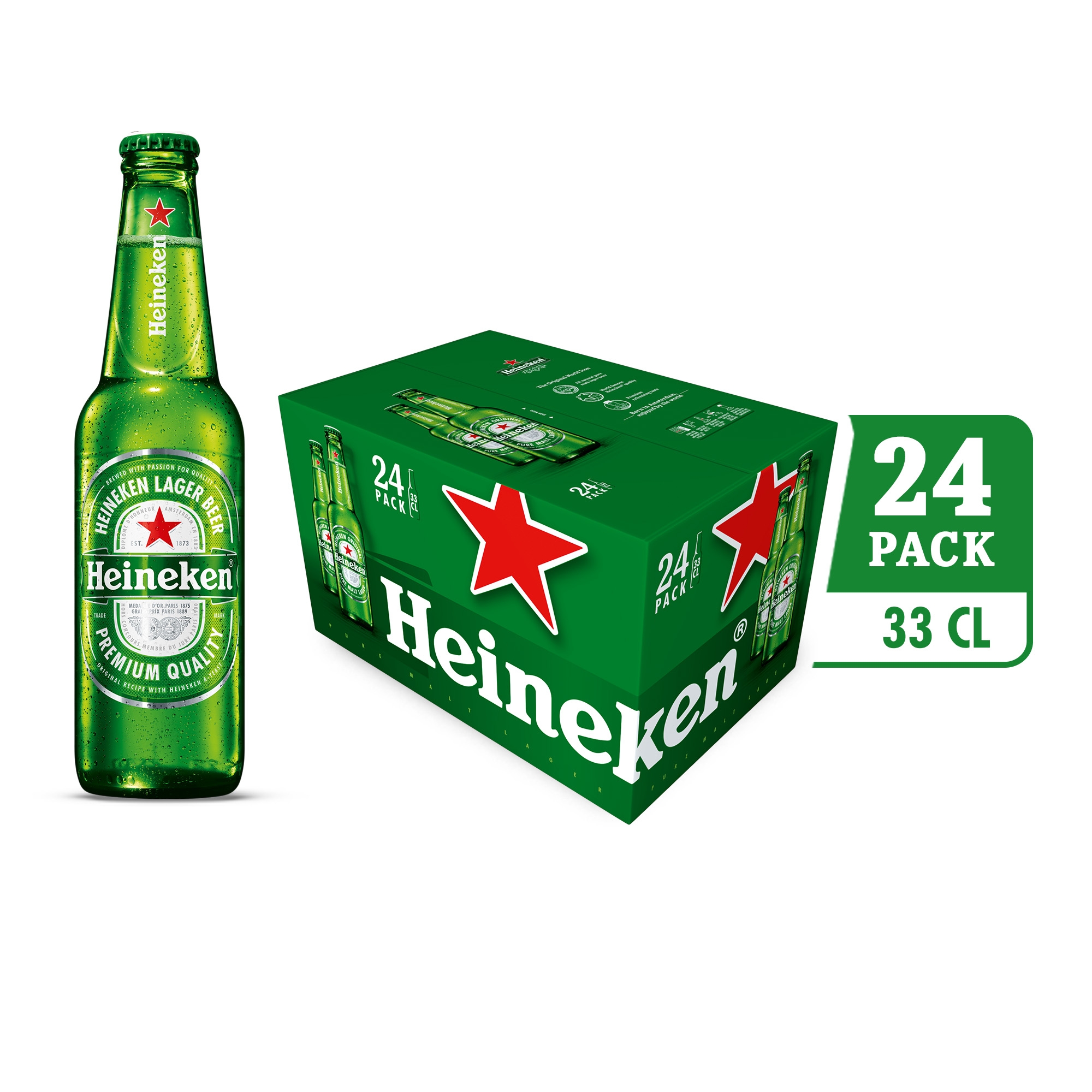 Heineken Bottle 24 x 33CL