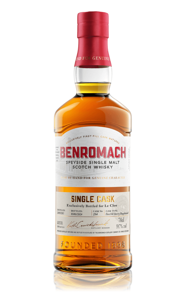 Benromach 1st Fill Sherry Hogshead Cask 254 70CL
