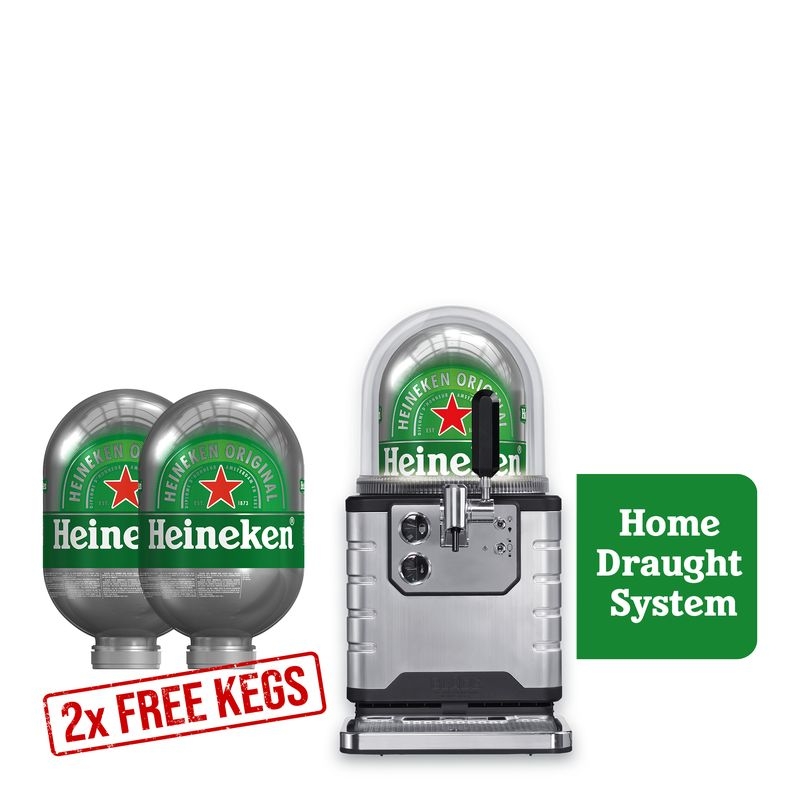 Heineken Blade Home Draught system. Free 2 x 8L Kegs by heineken - Compare prices in UAE