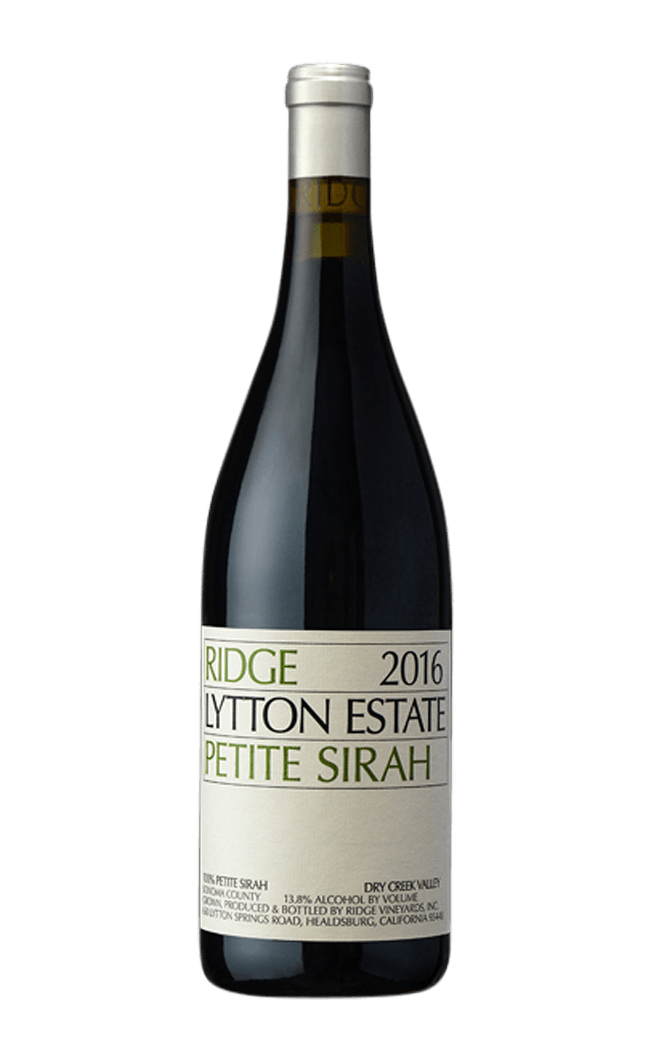 Ridge Lytton Estate Petite Sirah 2016