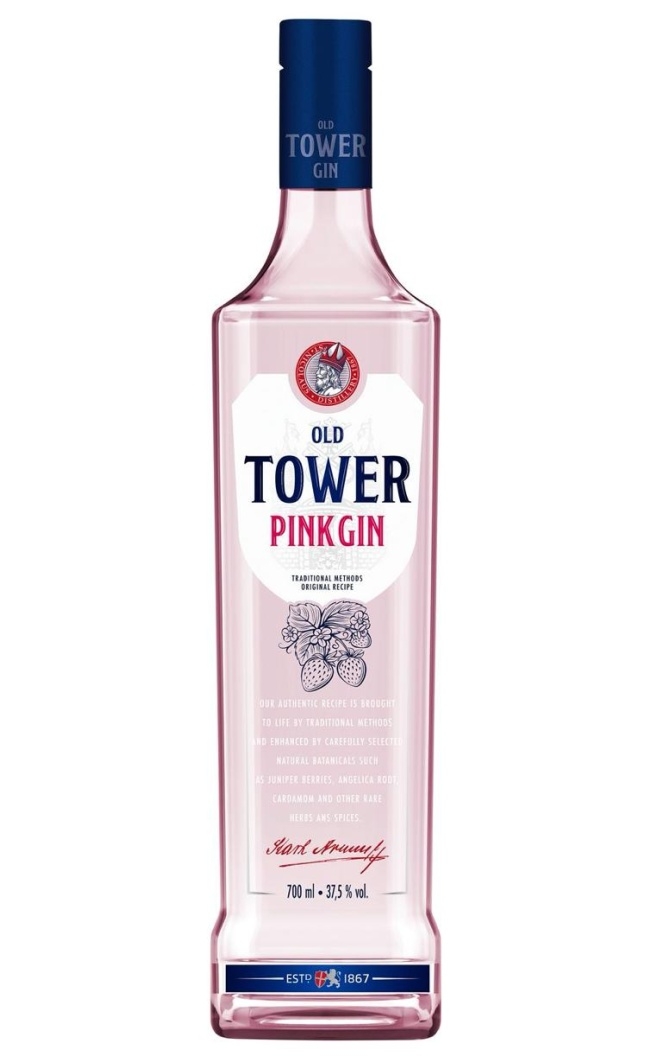 OLD TOWER PINK GIN 70CL - Compare prices in UAE