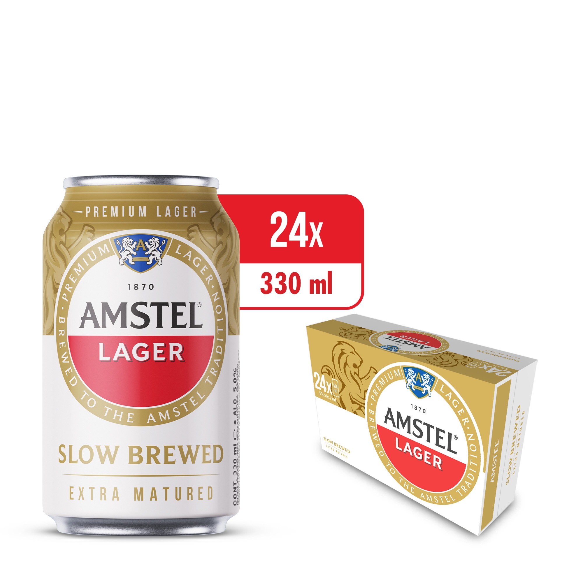 Amstel Beer Can 24 x 330ML by amstel - Compare prices in UAE