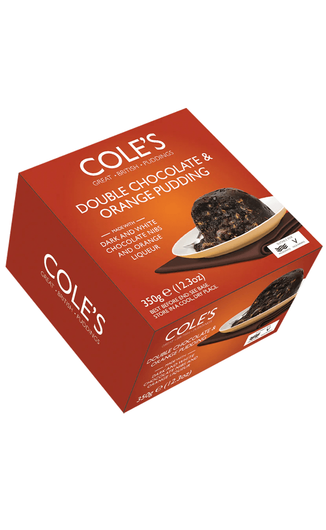 Cole's Double Chocolate and Orange Pudding 350gm