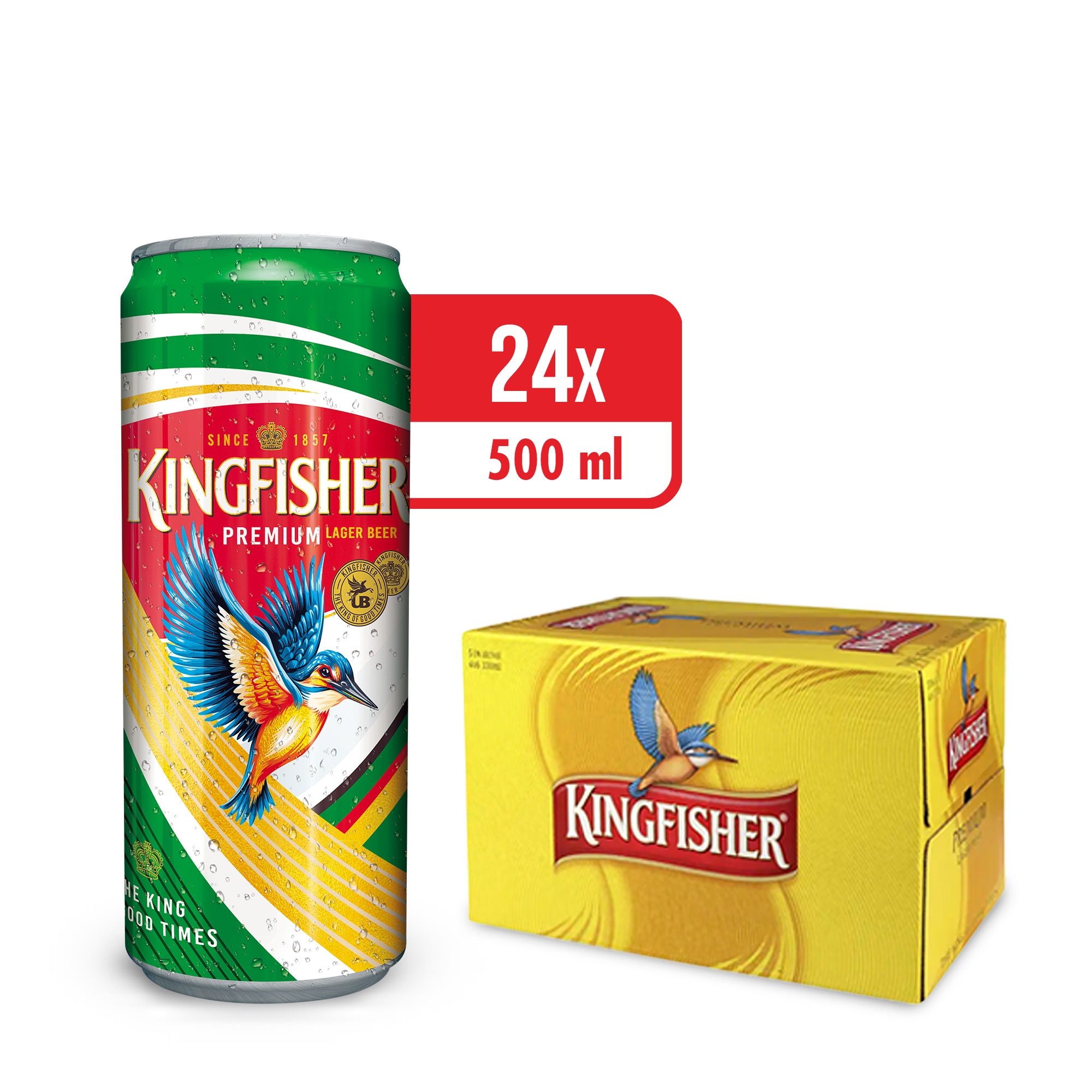 Kingfisher Premium Can 24 x 50CL