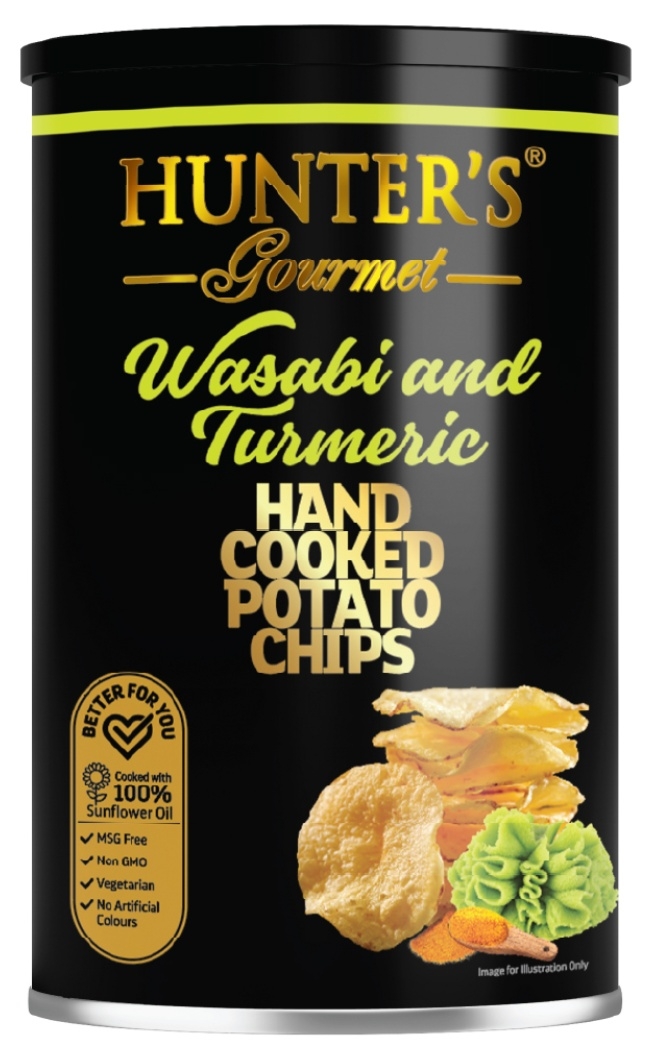 Hand Cooked Potato Chips Wasabi & Turmeric 150g