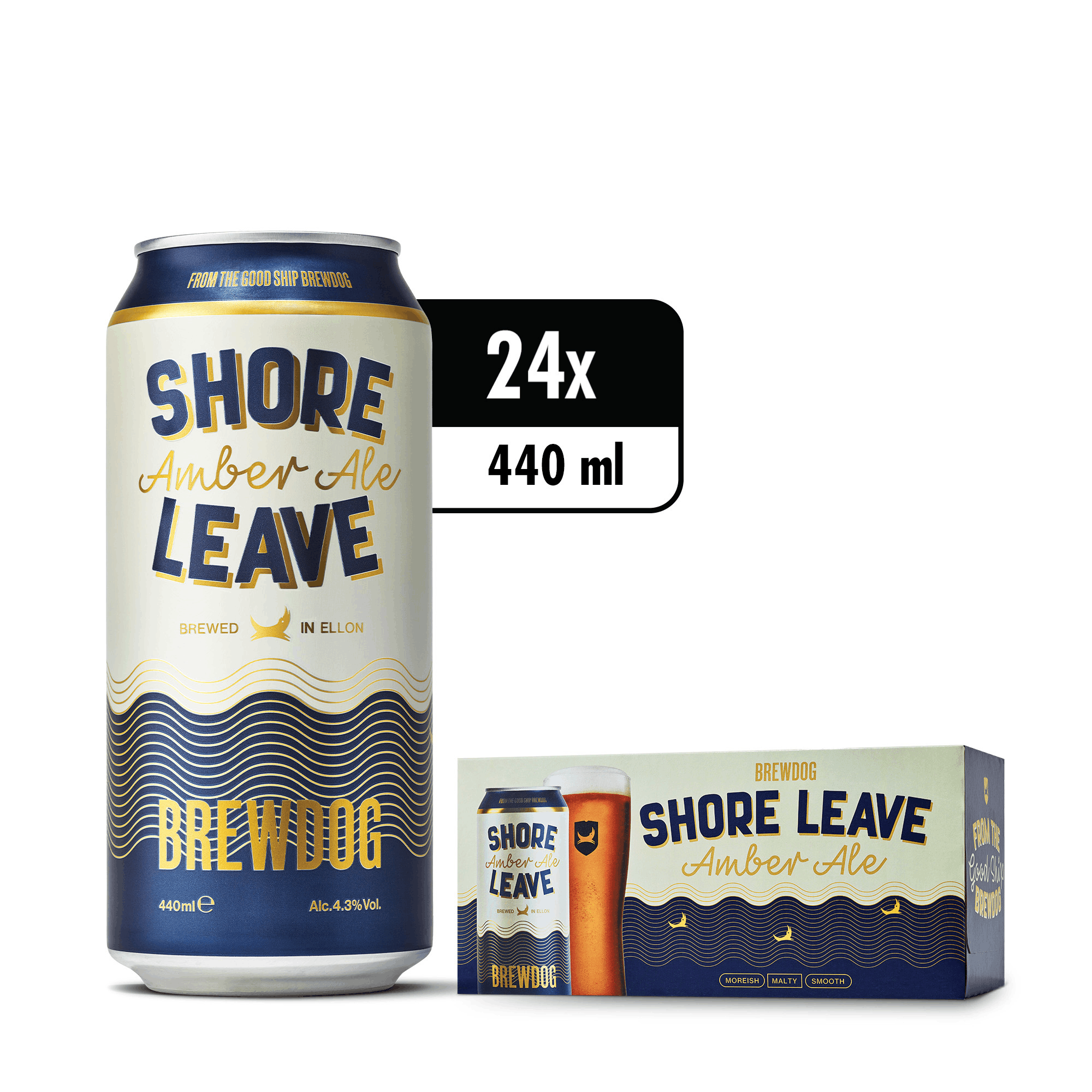 Brewdog Shore Leave Beer Can 24 x 440ML by brewdog - Compare prices in UAE