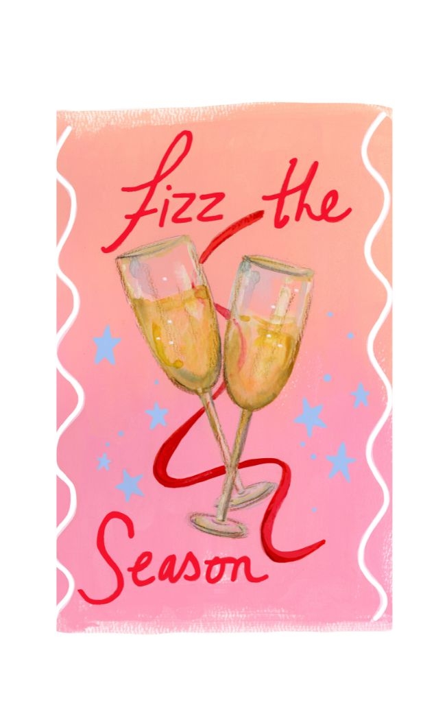 Greeting Card - Fizz the Season!