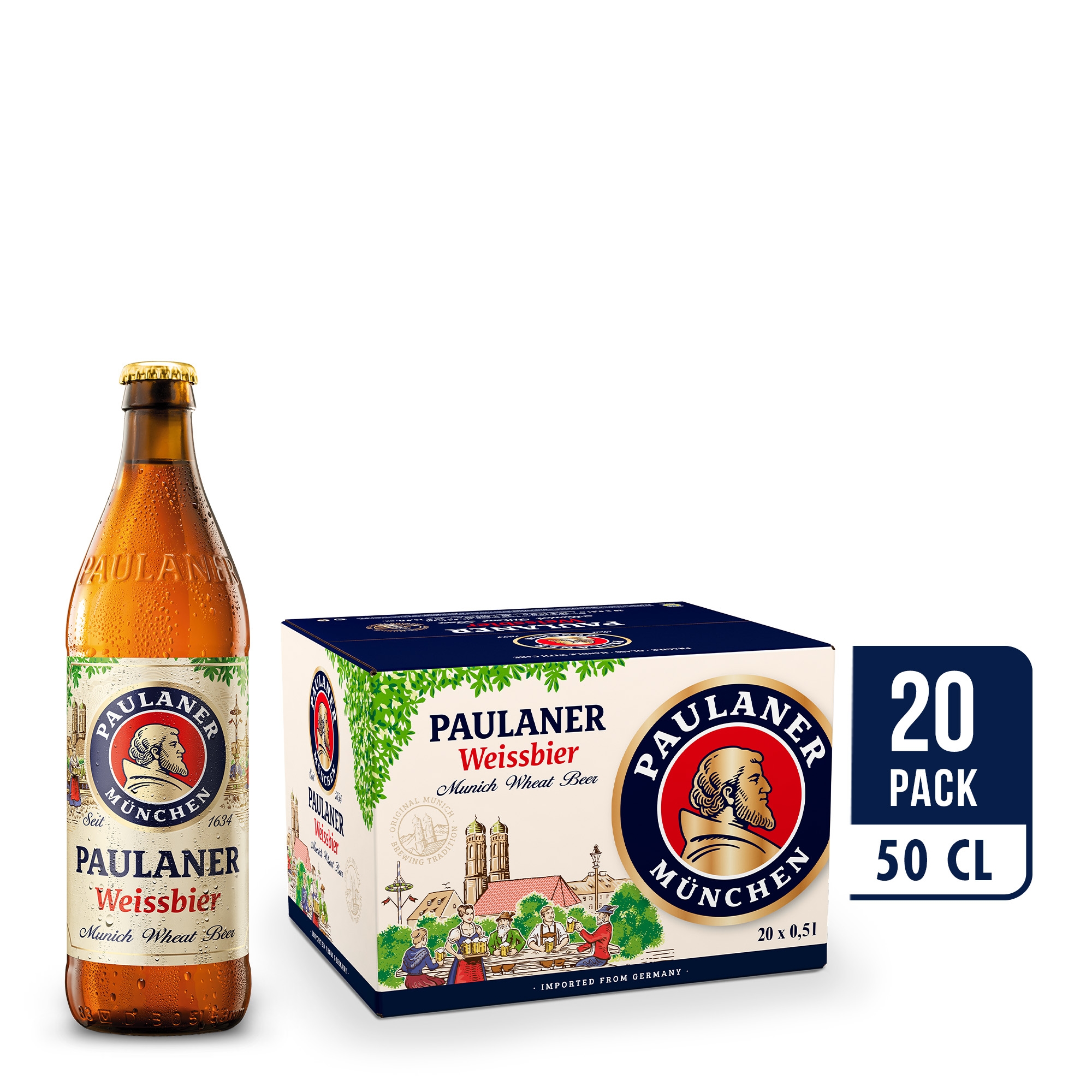 Paulaner Weissbier Bottle 20 x 50CL