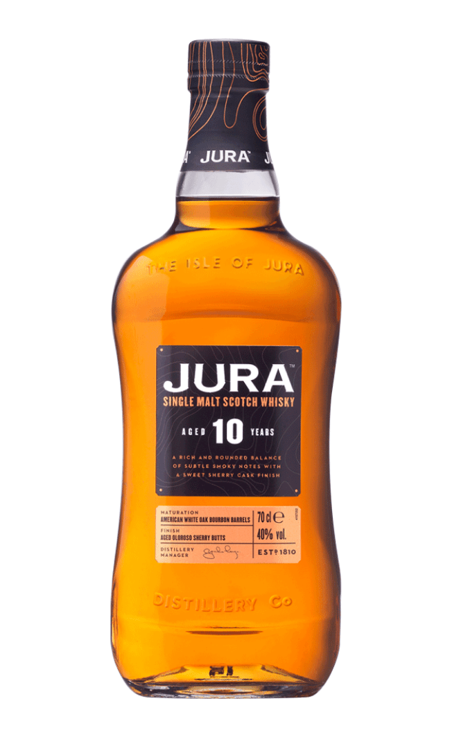 Jura Single Malt Scotch Whisky 10 Year Old 70CL