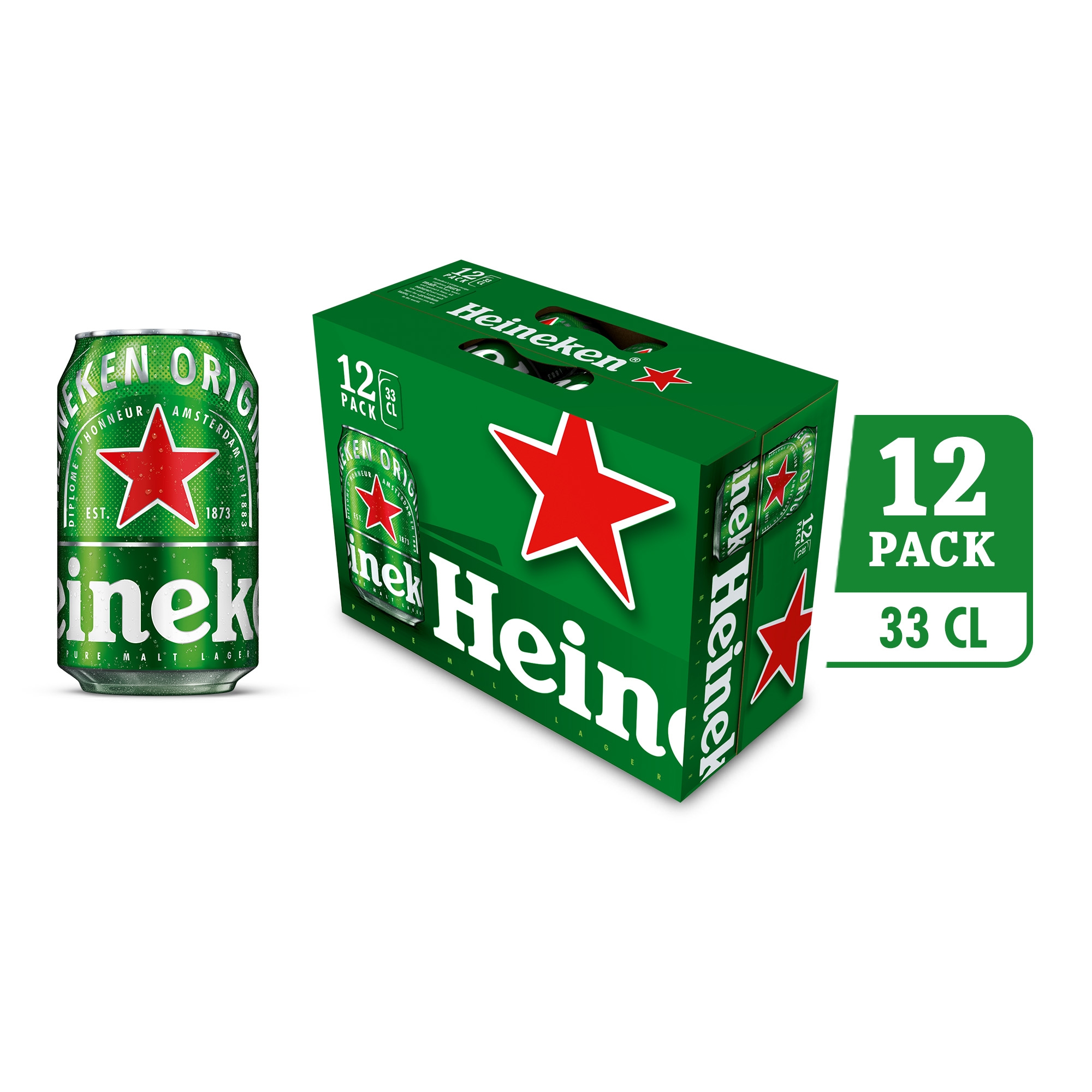 Heineken Beer Can 12 x 330ML by heineken - Compare prices in UAE