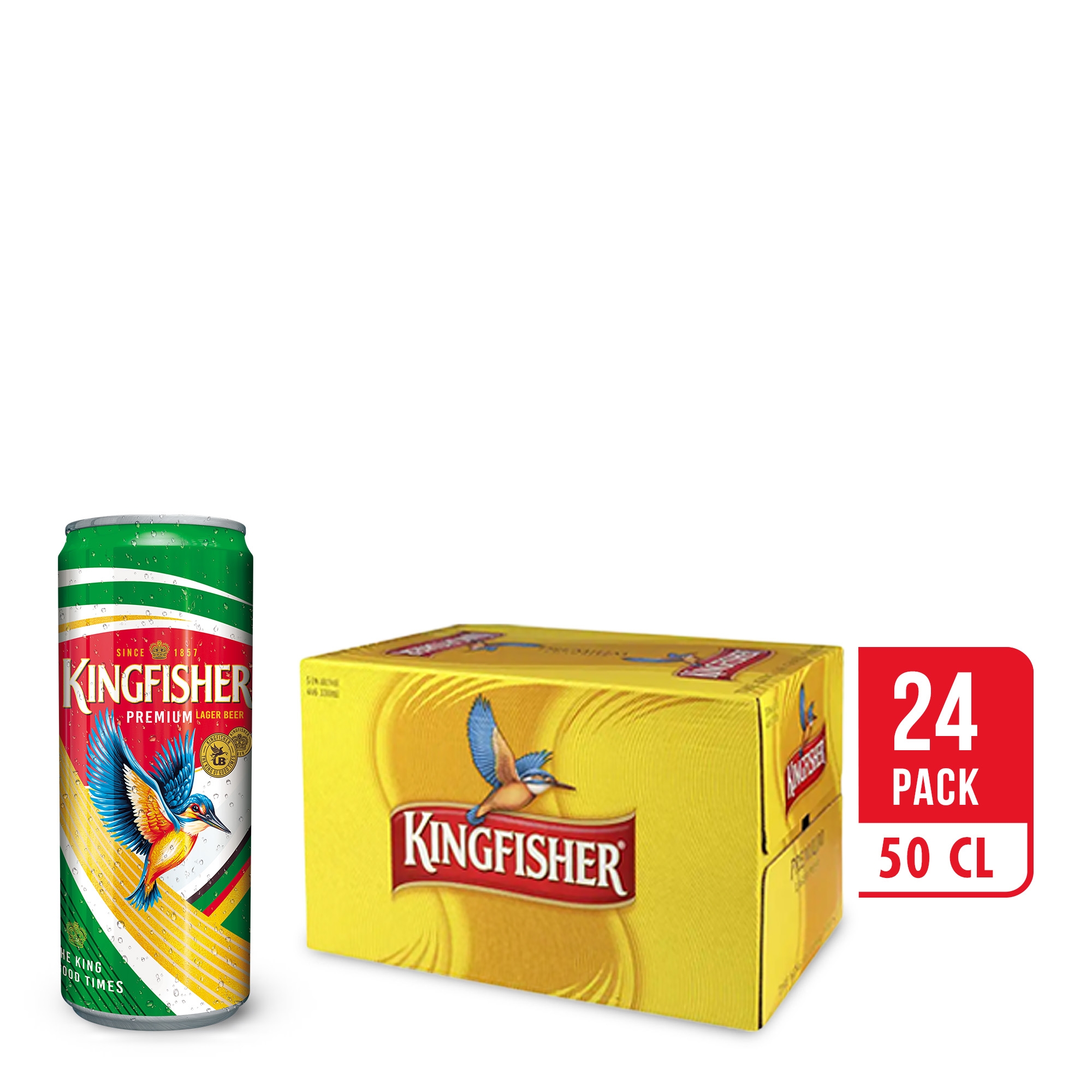 Kingfisher Premium Can 24 x 50CL