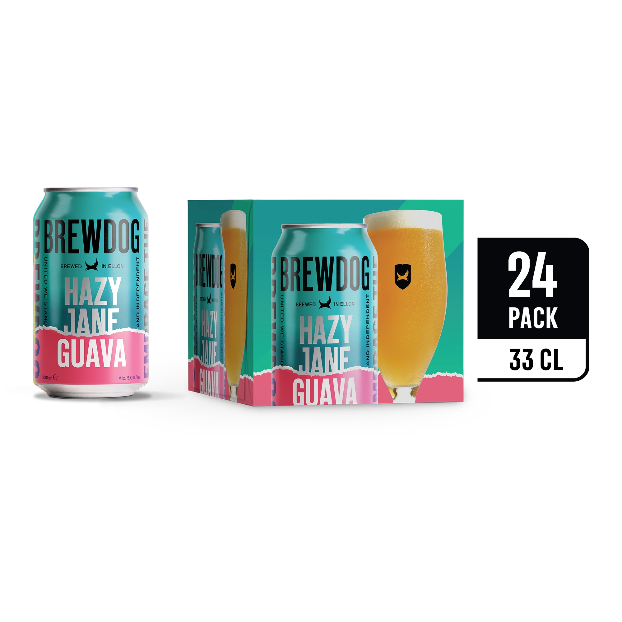 BrewDog Hazy Jane Guava Can 24 x 33cl