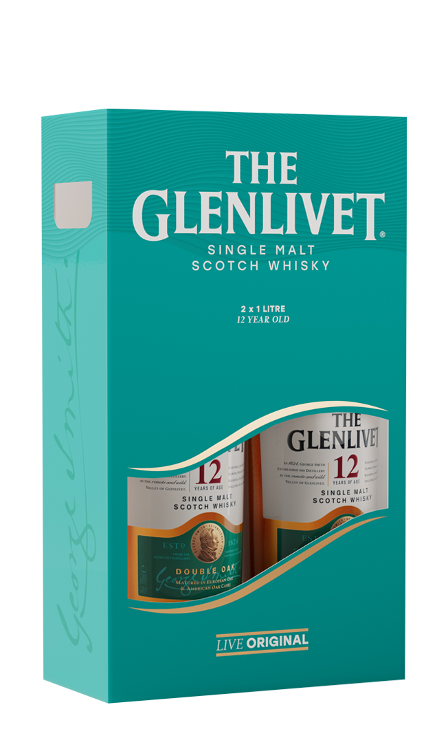 Glenlivet 12 Yrs Single Malt Scotch 2 x 1L - Compare prices in UAE