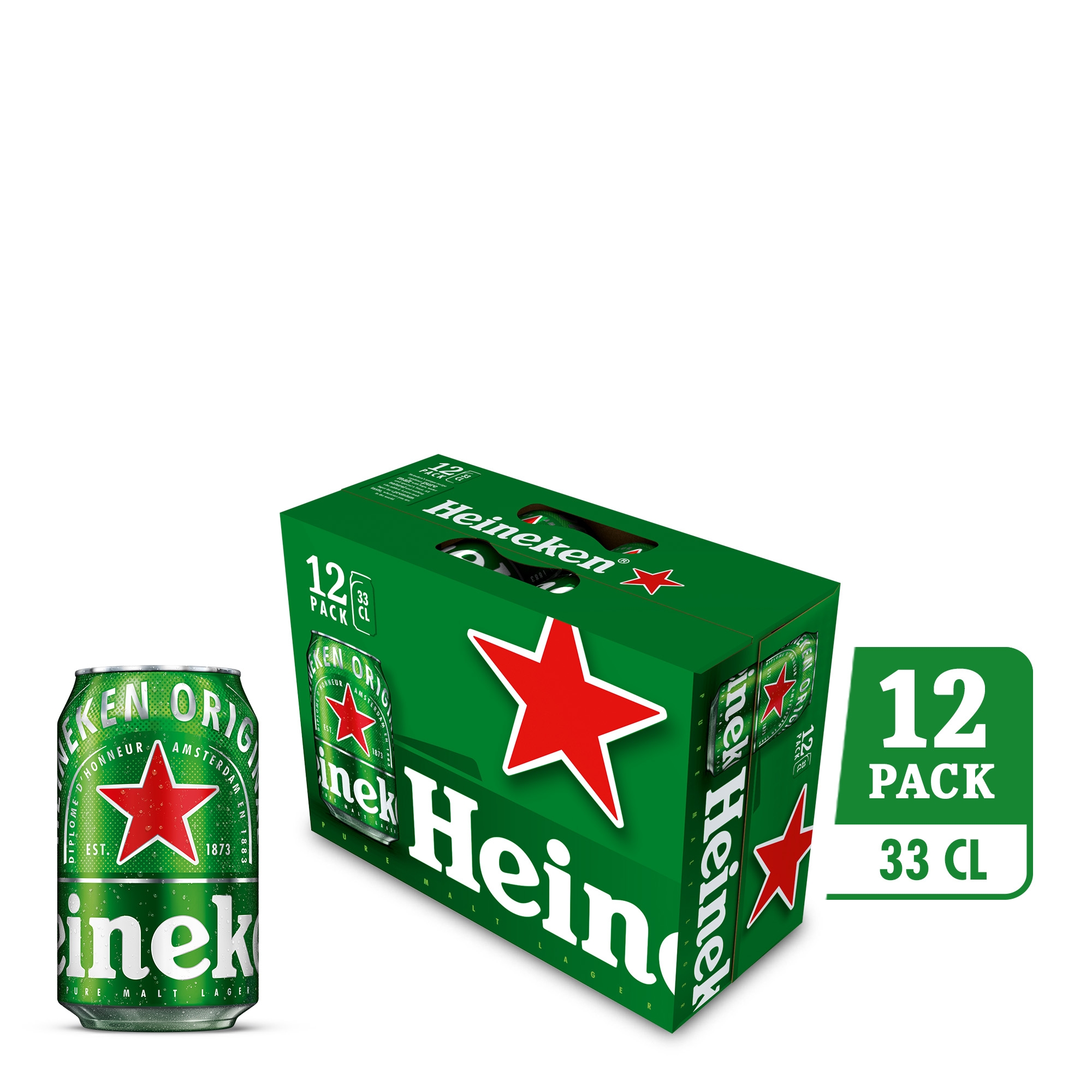 Heineken Beer Can 12 x 330ML by heineken - Compare prices in UAE