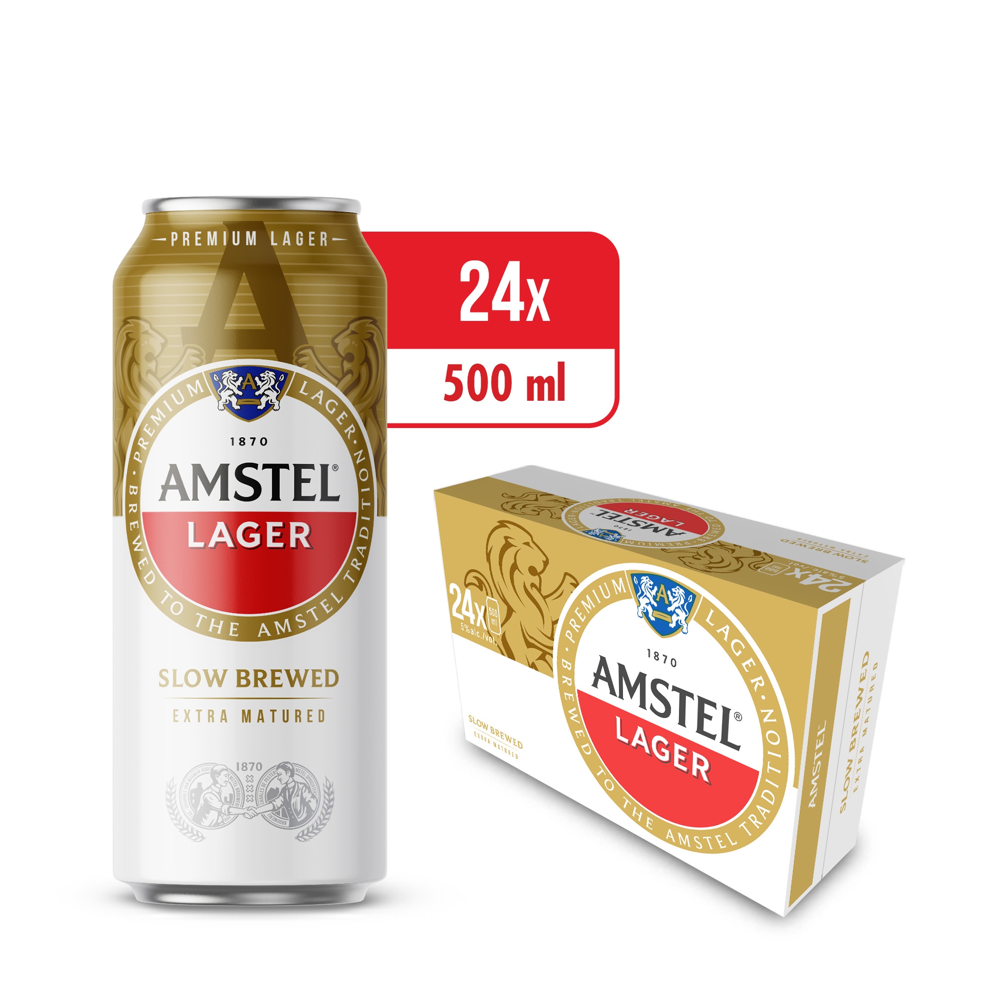 Amstel Beer Can 24 x 500ML by amstel - Compare prices in UAE