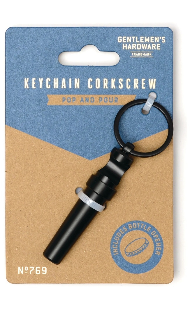 Mini Keychain Corkscrew
